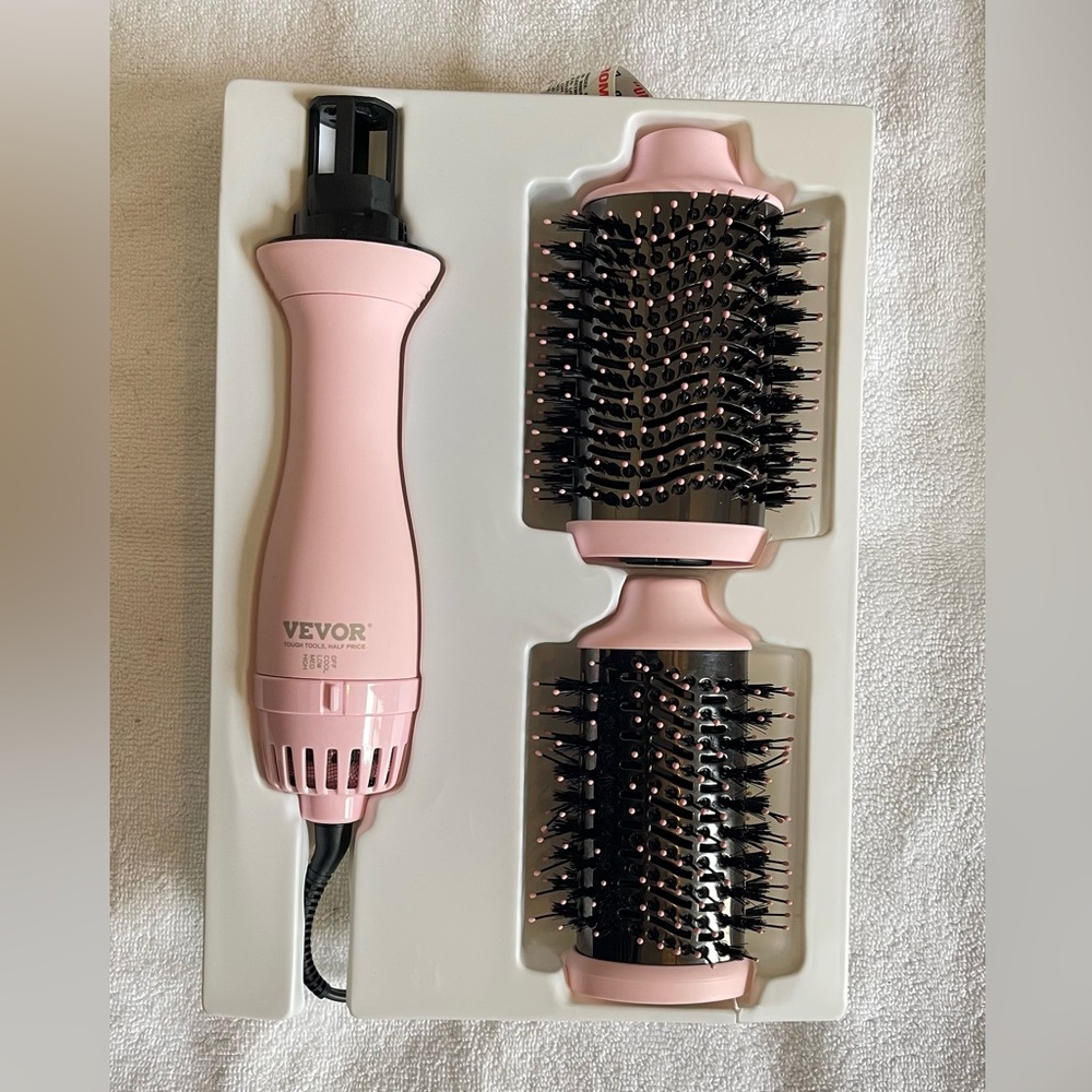 Pink Hair Styling Brush Set